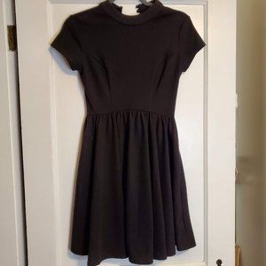Xhilaration black high-neck dress